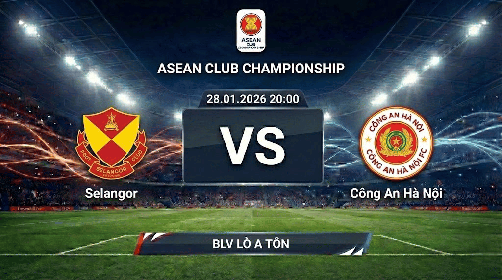Highlight Selangor vs Công An Hà Nội | 28.01.2026 | ASEAN Club Championship | BLV Lò A Tôn