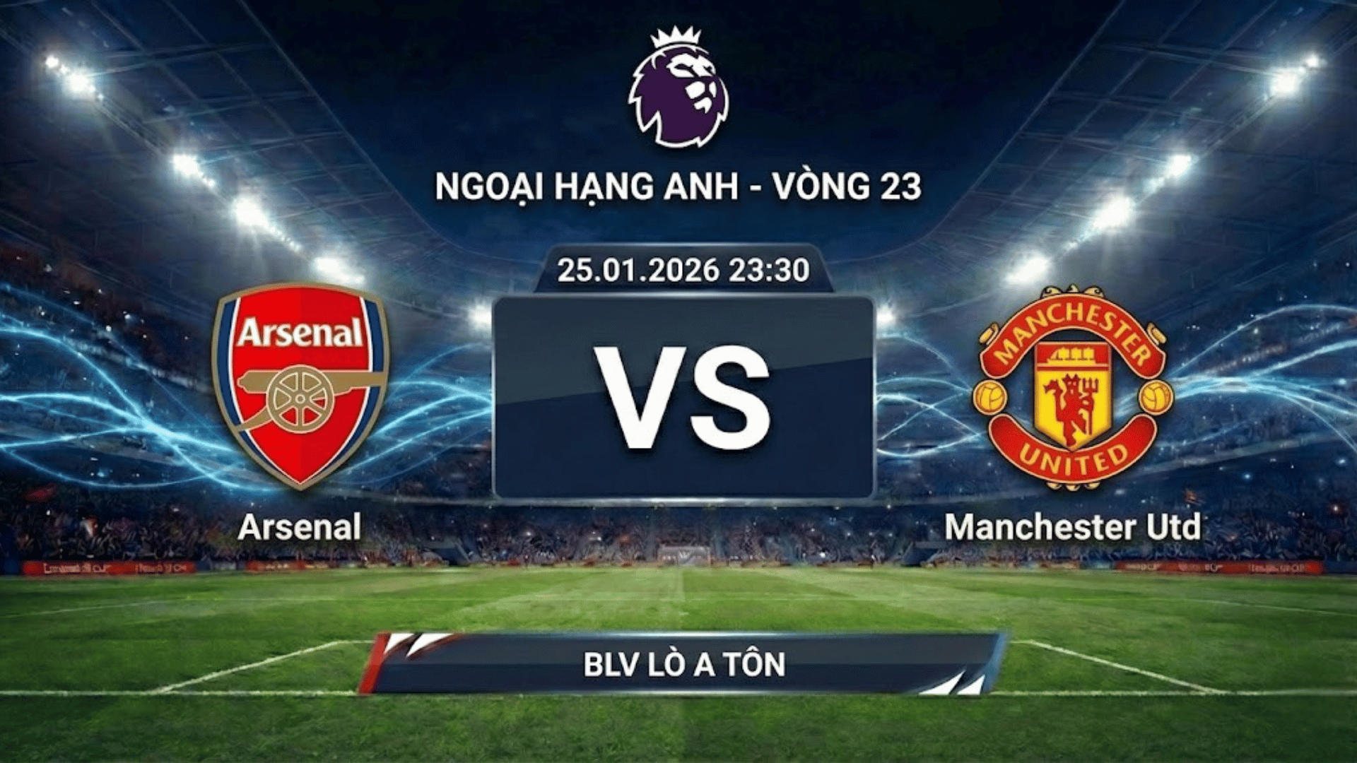 Xem Lại Full Match Arsenal vs Manchester United|25.01.2026|Ngoại hạng Anh| Lò A Tôn