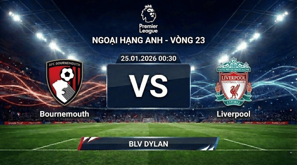 Highlight Bournemouth vs Liverpool | Ngoại hạng Anh - Vòng 23 | BLV Dylan