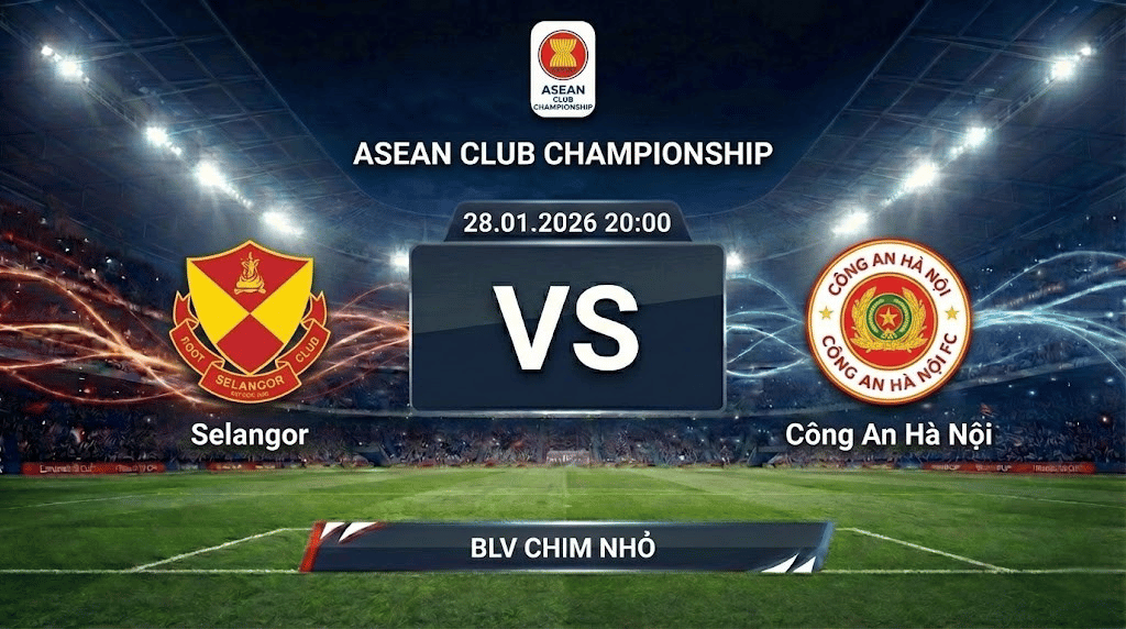 Highlight Selangor vs Công An Hà Nội | 28.01.2026 | ASEAN Club Championship | BLV Chim Nhỏ