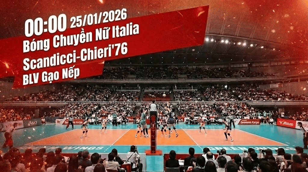 Xem Lại Fullmatch Scandicci Nữ vs Chieri'76 Nữ | 25.01.2026 | Bóng Chuyền Nữ Italia | BLV Gạo Nếp