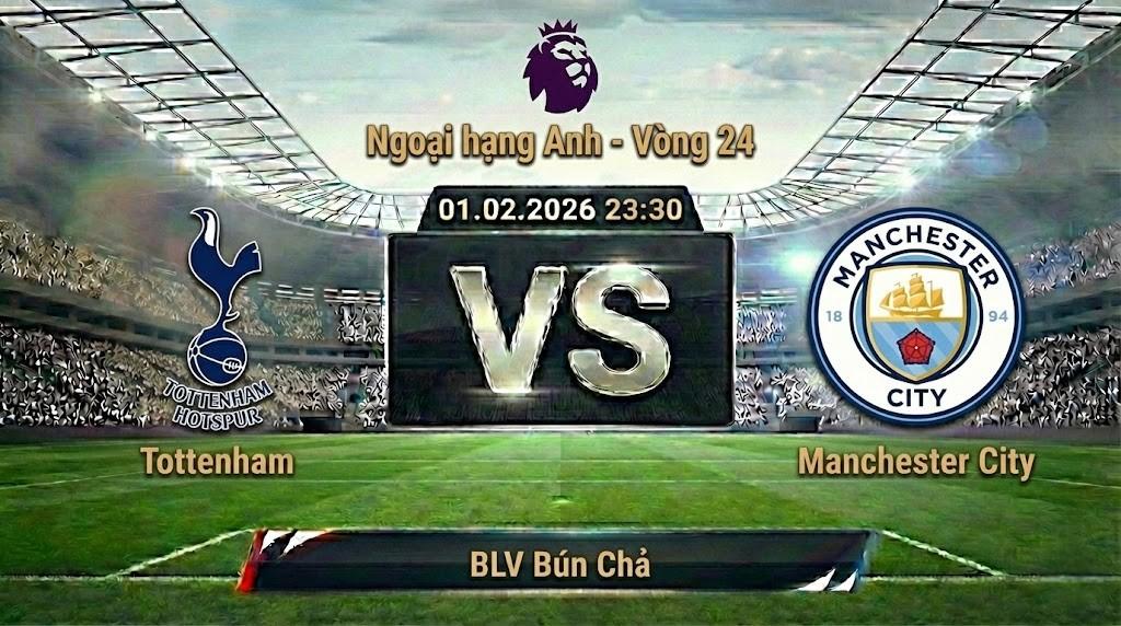 Xem Lại Full Match Tottenham vsTottenham | 01.02.2026 | Ngoại hạng Anh | BLV Bún Chả