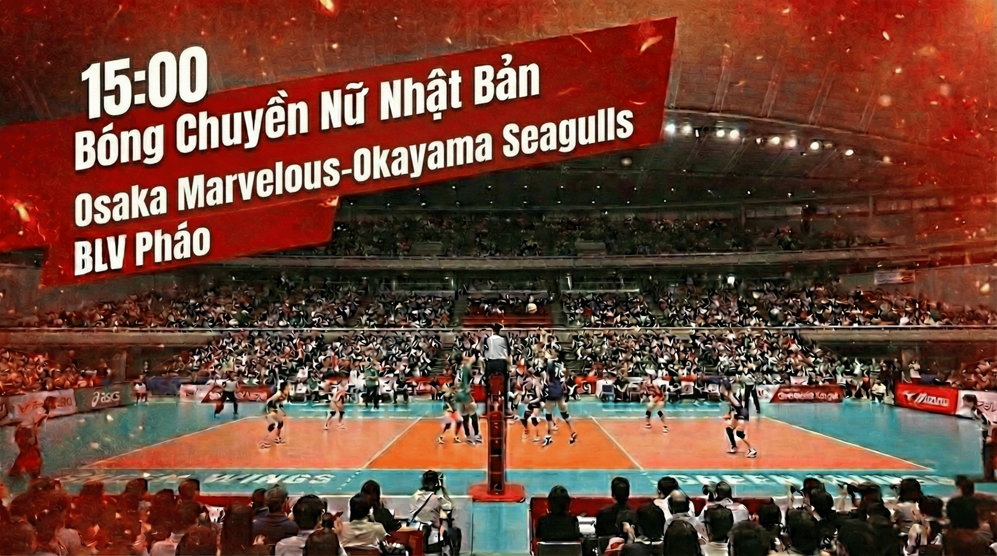 Xem Lại FULL Bóng Chuyền Nữ Nhật Bản: Osaka Marvelous Nữ vs Okayama Seagulls Nữ | BLV Pháo