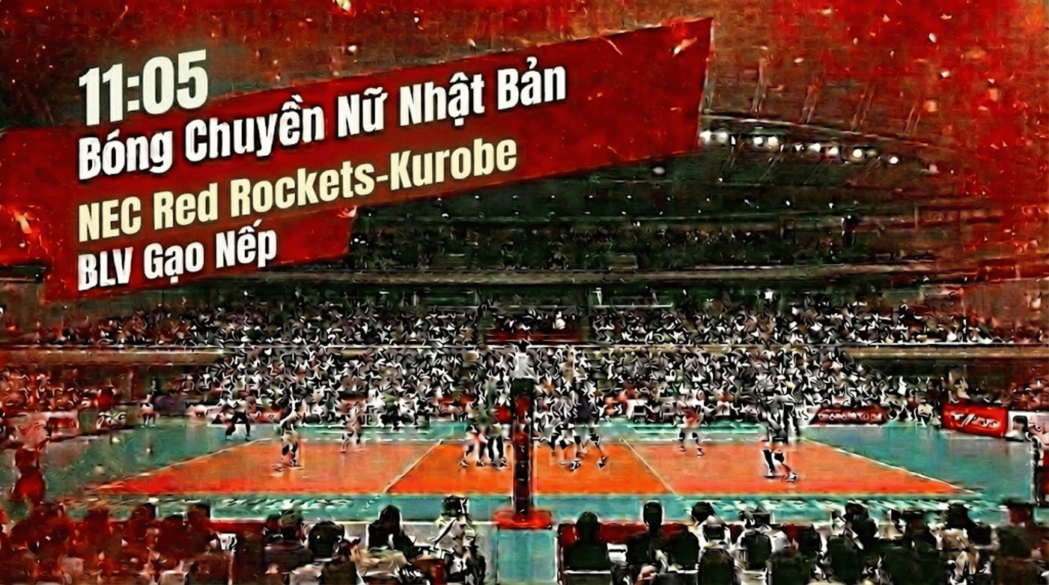 Xem Lại FULL Bóng Chuyền Nữ Nhật Bản: NEC Red Rockets Nữ vs Kurobe Wings Nữ | BLV Gạo Nếp
