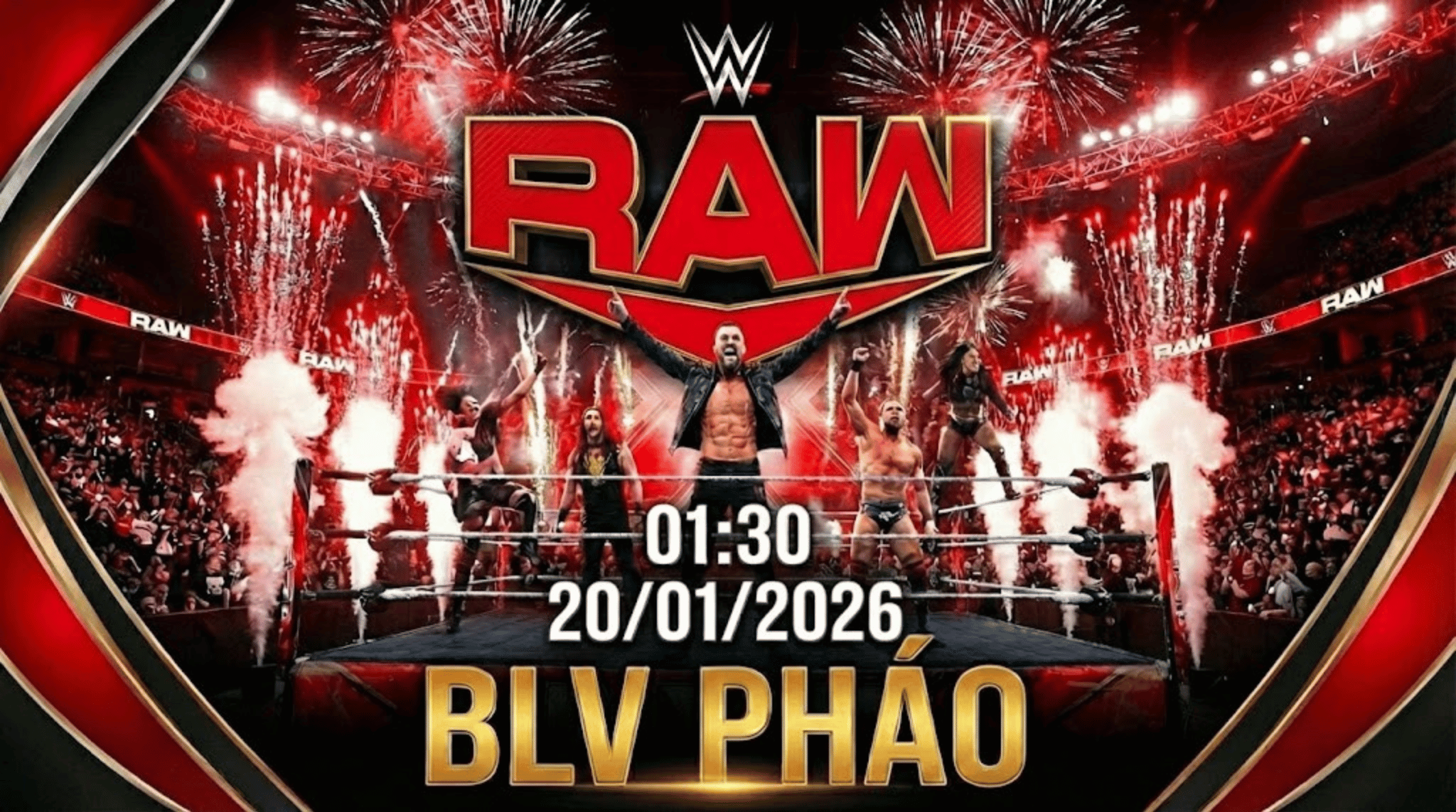 Xem Lại Trận Đấu WWE RAW 20/01/2026 Full HD – Replay SmackDown Mới Nhất | BLV Pháo