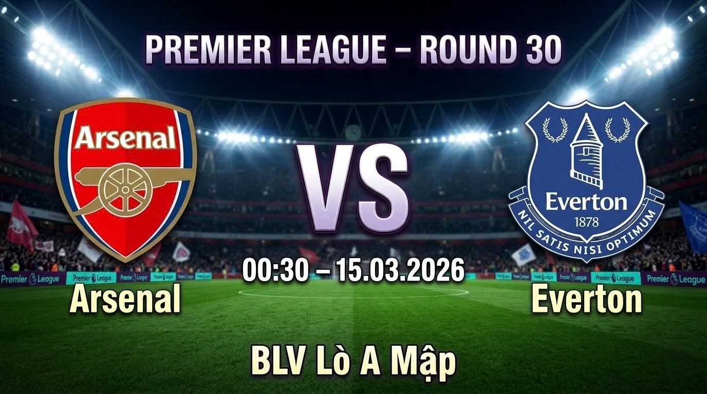 Xem Lại Full Match Arsenal vs Everton | 15.03.2026 | Ngoại hạng Anh | BLV Lò A Mập