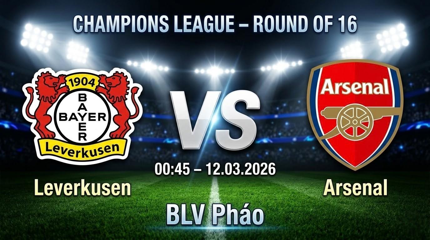 Xem Lại Full Match Bayer Leverkusen vs Arsenal | 12.03.2026 | Champions League | BLV Pháo