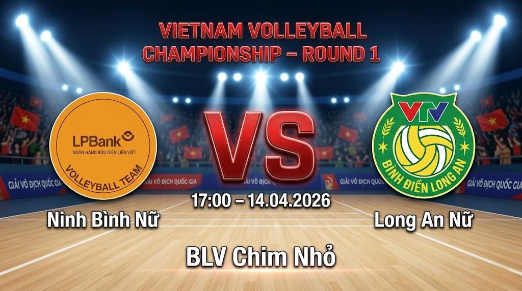 Xem Lại Full Match Ninh Bình Nữ vs Long An Nữ | 14.04.2026 | VĐQG | BLV Chim Nhỏ