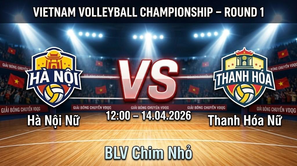 Xem Lại Full Match Hà Nội Nữ vs Thanh Hóa Nữ | 14.04.2026 | VĐQG | BLV Chim Nhỏ