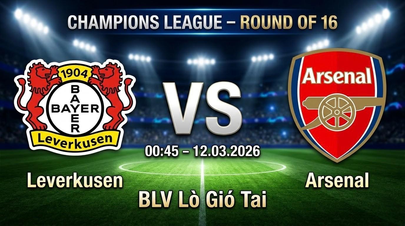 Xem Lại Full Match Bayer Leverkusen vs Arsenal | 12.03.2026 | Champions League | BLV Lò Gió Tai