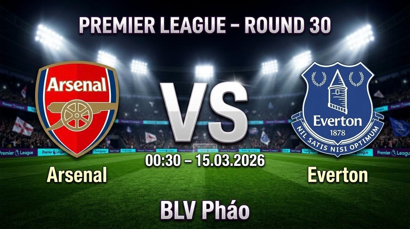 Xem Lại Full Match Arsenal vs Everton | 15.03.2026 | Ngoại hạng Anh | BLV Pháo