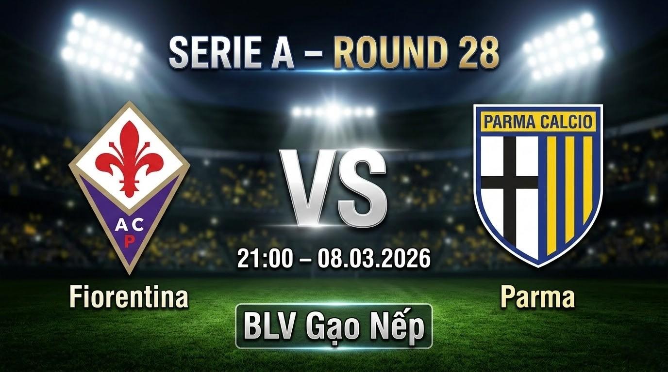 Xem Lại Full Match Fiorentina vs Parma | 08.03.2026 | Serie A | BLV Gạo Nếp