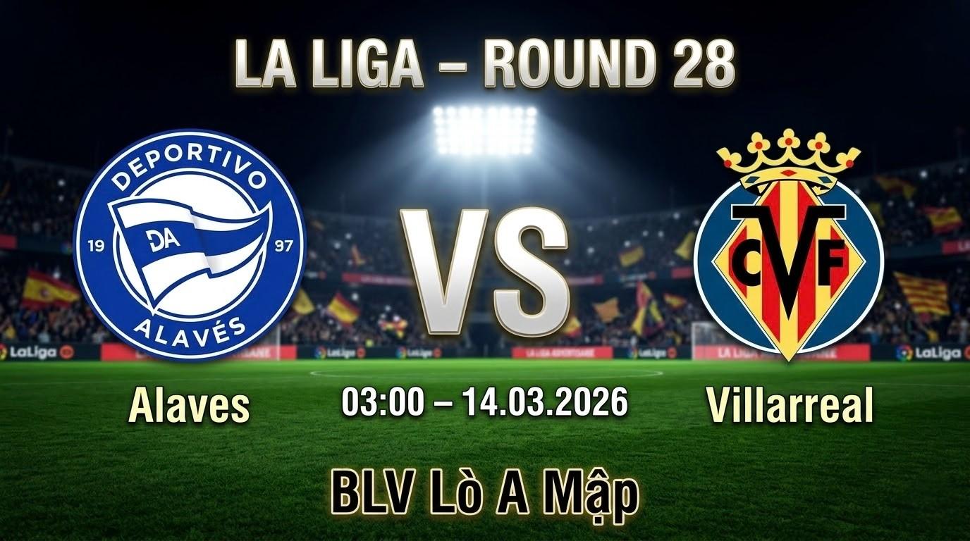 Xem Lại Full Match Alaves vs Villarreal | 14.03.2026 | La Liga | BLV Lò A Mập
