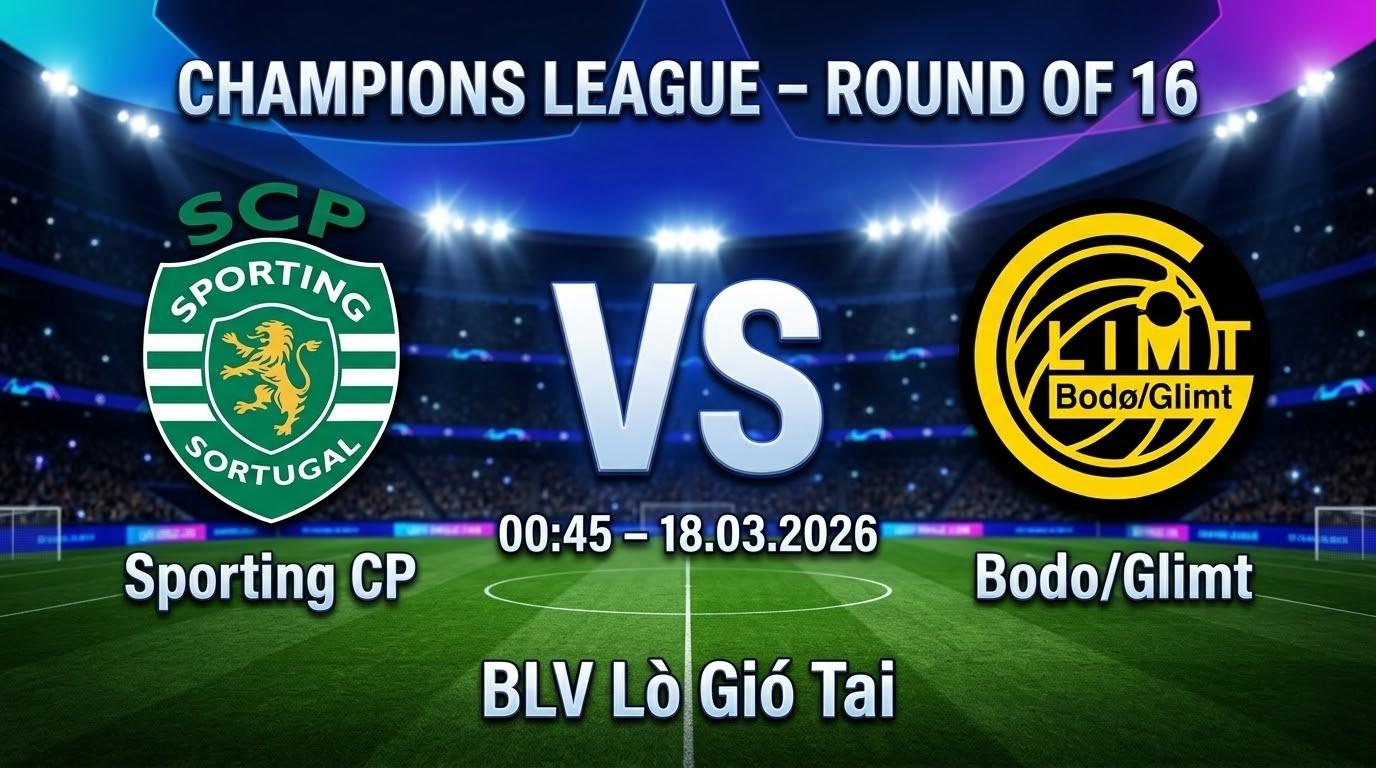 Xem Lại Full Match Sporting CP vs Bodo/Glimt | 18.03.2026 | Champions League | BLV Lò Gió Tai