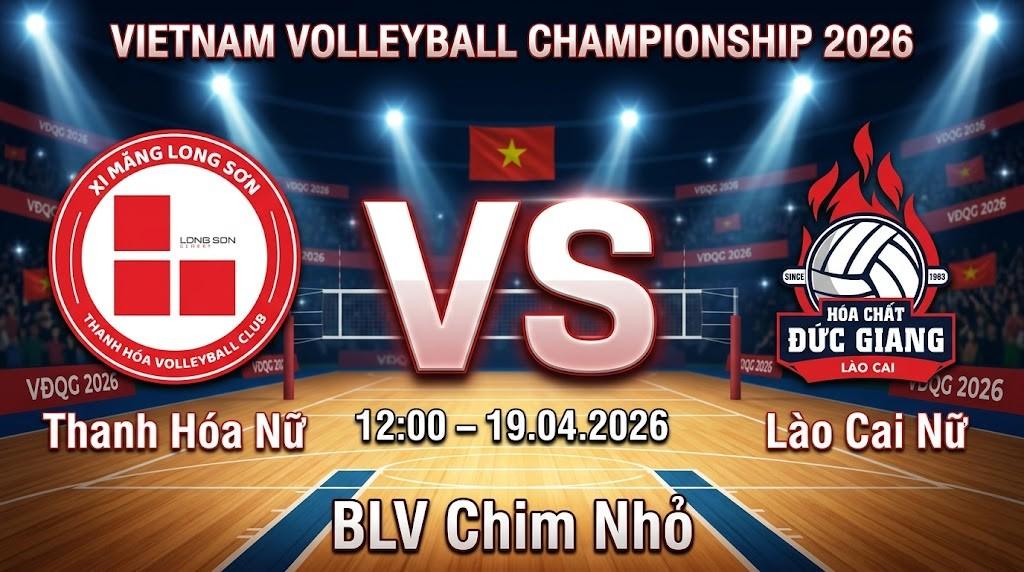 Xem Lại Full Match Thanh Hóa Nữ vs Lào Cai Nữ | 19.04.2026 | VĐQG | BLV Chim Nhỏ