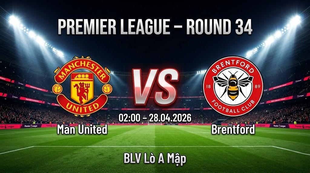 Xem Lại Full Match Manchester Utd vs Brentford | 28.04.2026 | Premier League | BLV Lò A Mập