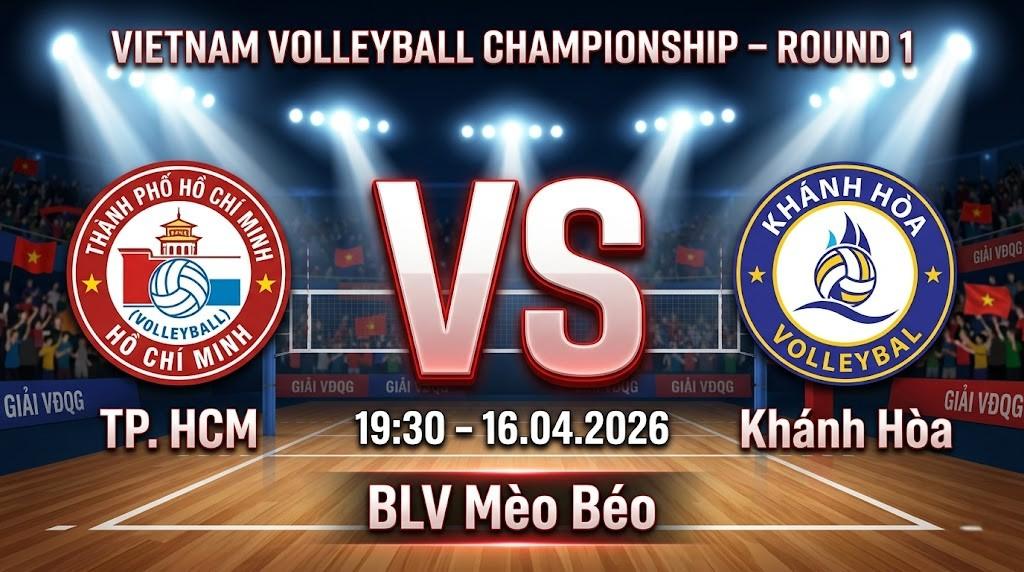 Xem Lại Full Match TP Hồ Chí Minh vs Khánh Hòa | 16.04.2026 | VĐQG | BLV Mèo Béo