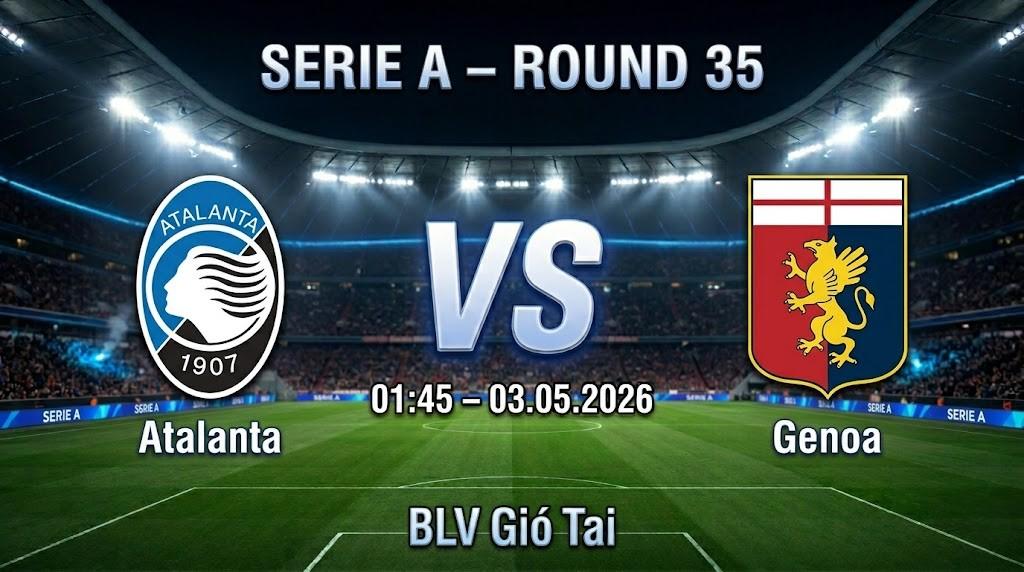 Xem Lại Full Match Atalanta vs Genoa | 02.05.2026 | Serie A | BLV Gió Tai