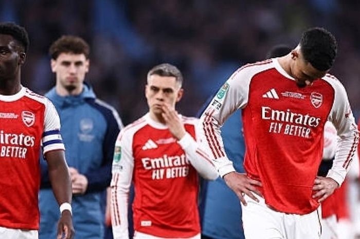 Arsenal lập kỷ lục thua liên tiếp ở chung kết Carabao Cup