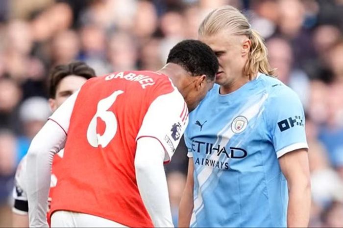 Arsenal thua Man City 1-2: Sai lầm của Gabriel khiến cuộc đua vô địch đảo chiều