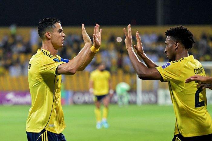Cách Ronaldo tận hưởng chiến thắng.
