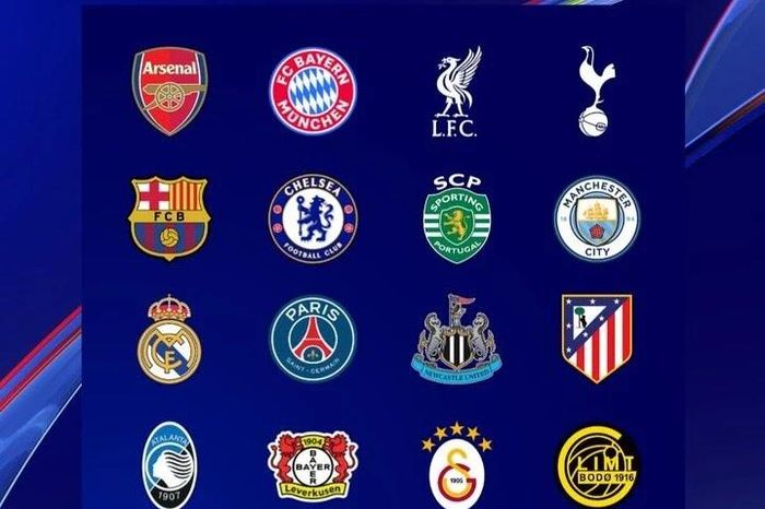 Danh sách các đội góp mặt ở vòng 1/8 Champions League: Nước Anh thống trị