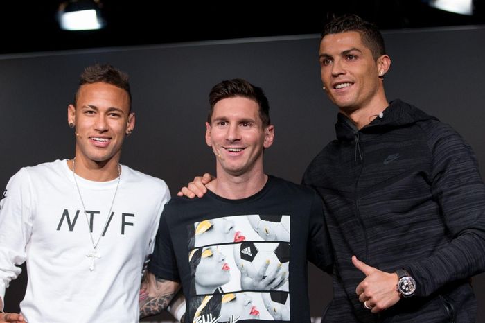 Giá của Neymar, Messi và Ronaldo sụt giảm chóng mặt