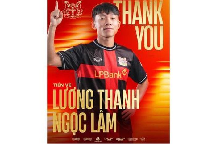 HAGL mượn Lương Thanh Ngọc Lâm từ Ninh Bình FC