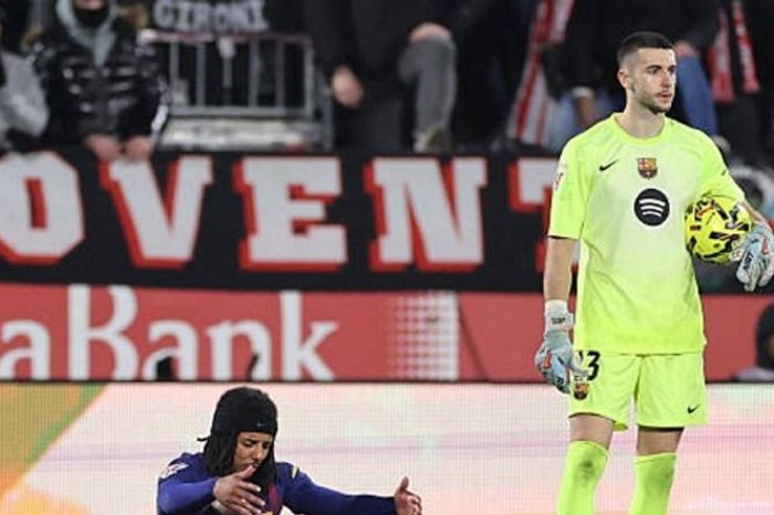 Joan Garcia rực sáng với 7 pha cứu thua, Barcelona vẫn gục ngã trước Girona