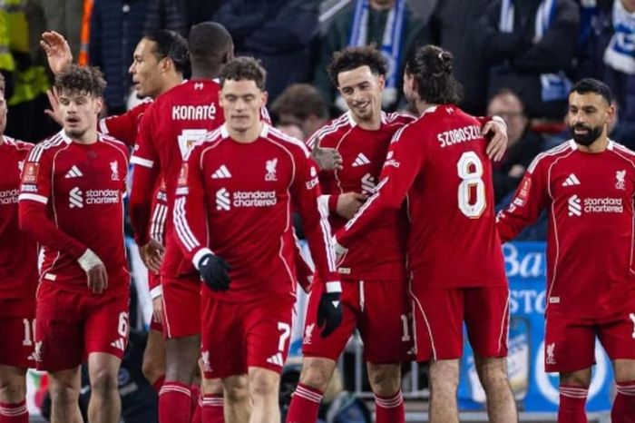 Liverpool thắng Brighton 3-0 tại FA Cup: Dấu ấn Curtis Jones và sự ăn ý của Salah - Szoboszlai