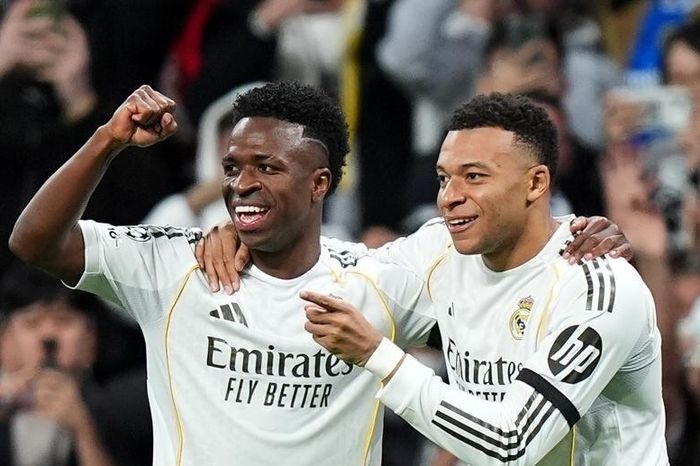 Mbappe và Vinicius thăng hoa, Real Madrid đại thắng 6-1