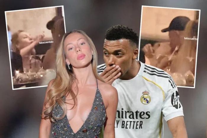 Mbappe vui vẻ bên bạn gái sau trận hòa Girona