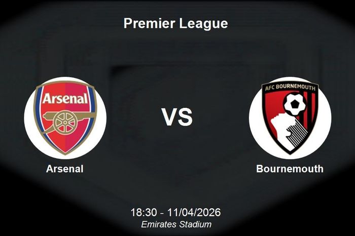 Nhận định Arsenal vs Bournemouth - Premier League: Cơ hội bứt phá cho 'Pháo thủ'