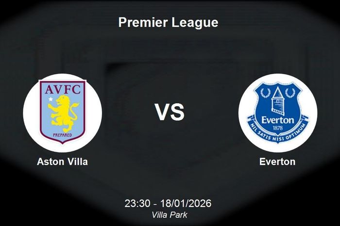 Nhận định Aston Villa vs Everton - Premier League: Thử thách bản lĩnh tại Villa Park