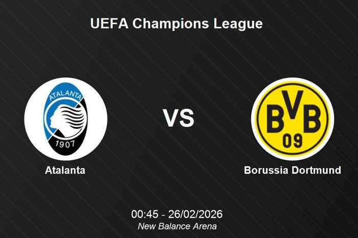 Nhận định Atalanta vs Borussia Dortmund - Vòng bảng UEFA Champions League