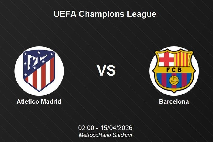 Nhận định Atletico Madrid vs Barcelona - Tứ kết UEFA Champions League