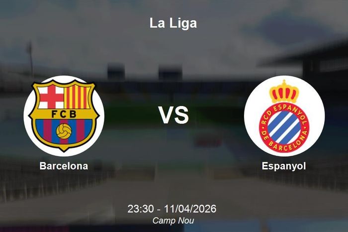 Nhận định Barcelona vs Espanyol - Derby xứ Catalonia đầy kịch tính tại La Liga ngày 11/04
