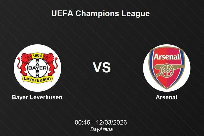 Nhận định Bayer Leverkusen vs Arsenal - UEFA Champions League