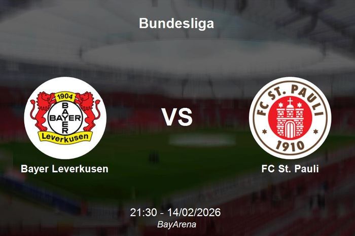 Nhận định Bayer Leverkusen vs FC St. Pauli - Bundesliga: Cuộc chiến tại BayArena