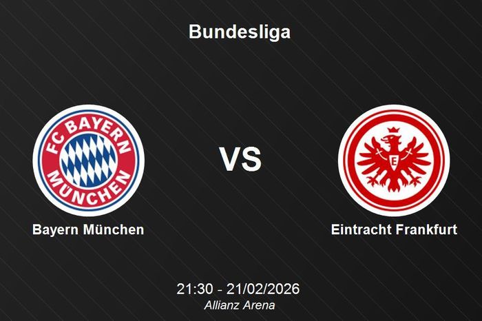 Nhận định Bayern München vs Eintracht Frankfurt - Bundesliga: Sức mạnh áp đảo tại Allianz Arena