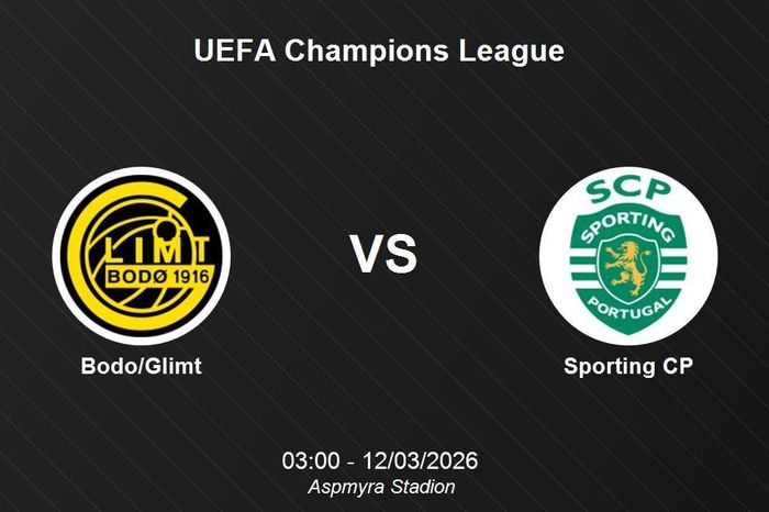 Nhận định Bodo/Glimt vs Sporting CP - UEFA Champions League: Thách thức tại Aspmyra