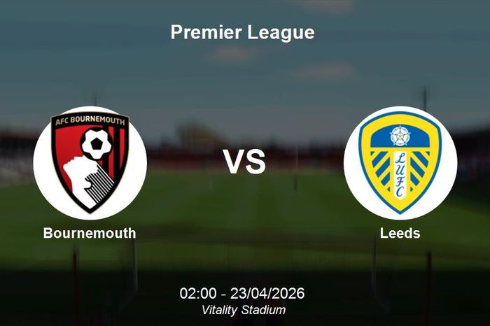 Nhận định Bournemouth vs Leeds - Premier League