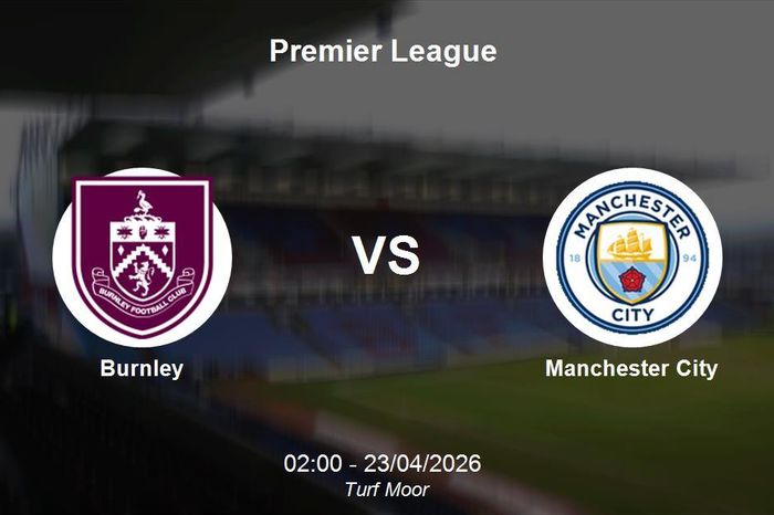 Nhận định Burnley vs Manchester City - Premier League