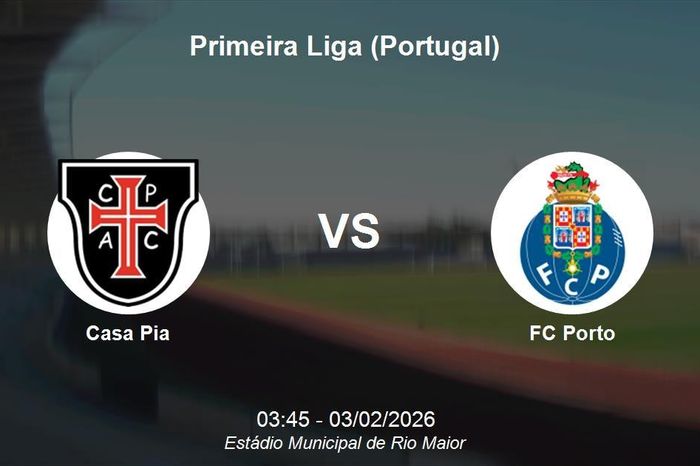 Nhận định Casa Pia vs FC Porto - Primeira Liga: Thử thách cực đại cho chủ nhà