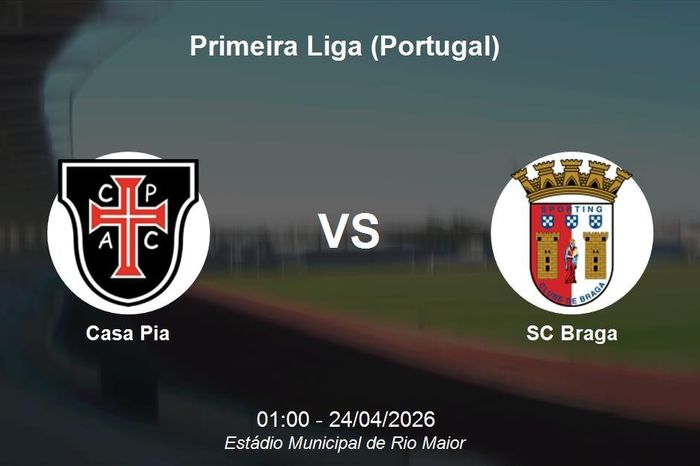 Nhận định Casa Pia vs SC Braga - Vòng đấu kịch tính tại Primeira Liga