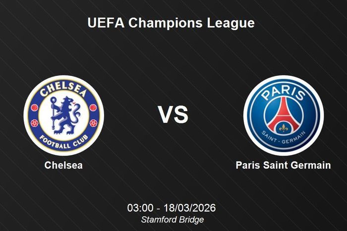 Nhận định Chelsea vs Paris Saint Germain - UEFA Champions League