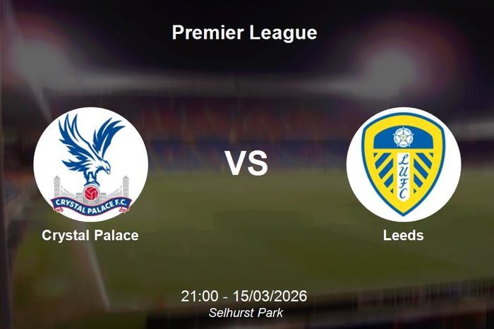Nhận định Crystal Palace vs Leeds - Premier League: Quyết đấu tại Selhurst Park