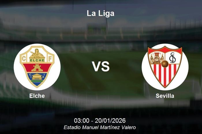 Nhận định Elche vs Sevilla - La Liga: Điểm tựa sân nhà và cơ hội bứt phá của Elche
