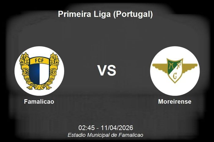 Nhận định Famalicao vs Moreirense - Primeira Liga: Sức mạnh tại Estadio Municipal