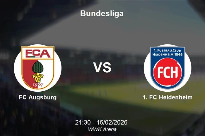 Nhận định FC Augsburg vs 1. FC Heidenheim - Vòng 22 Bundesliga